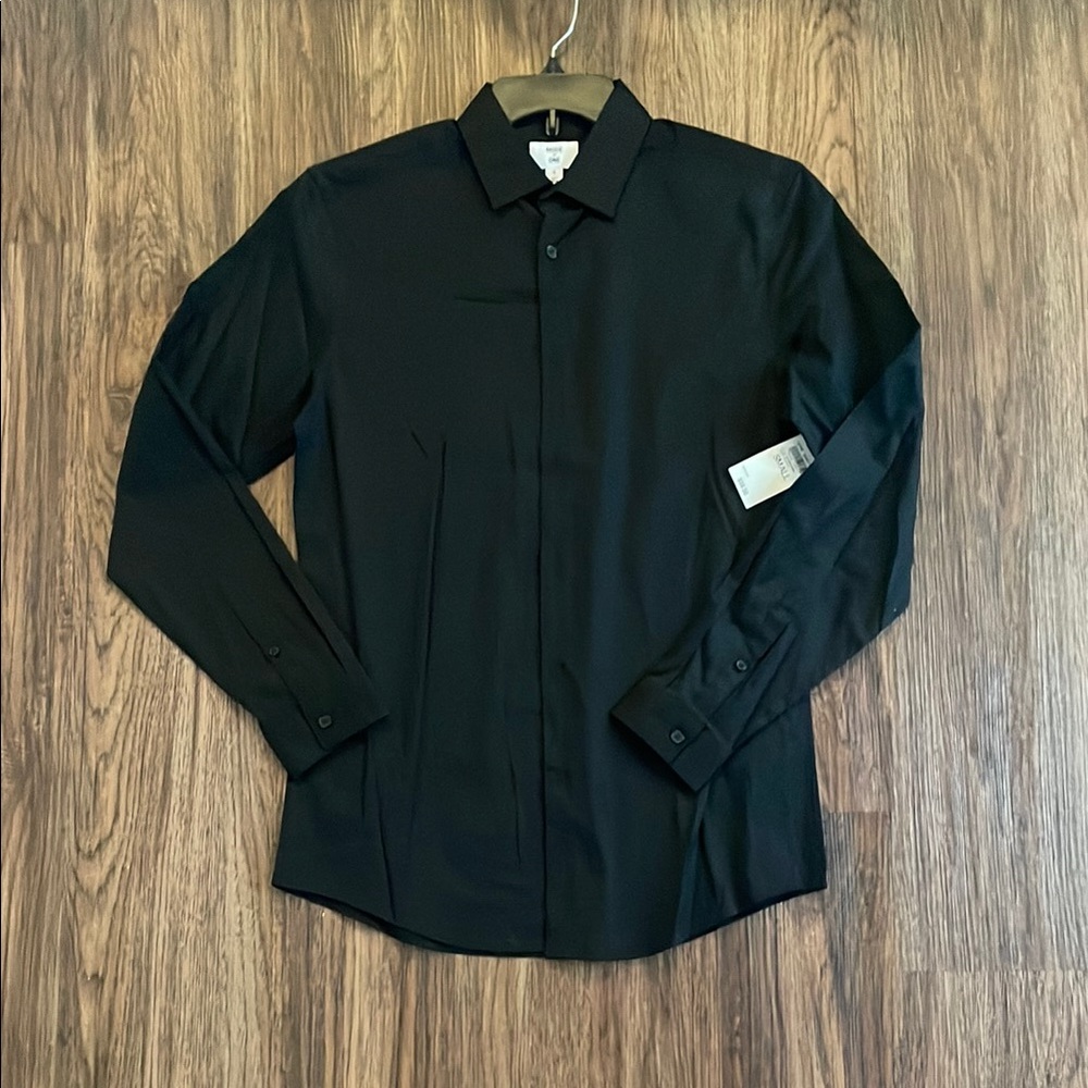 Men's Black Dress Shirt